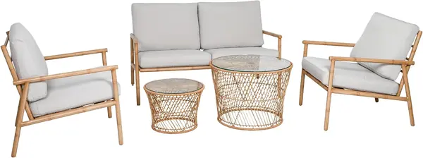 Coffee-Set Laos, Beige
