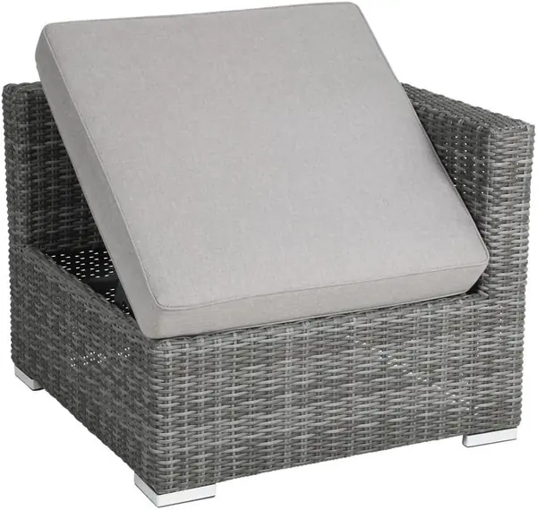 Ecksessel Bari aus Polyrattan-Geflecht…