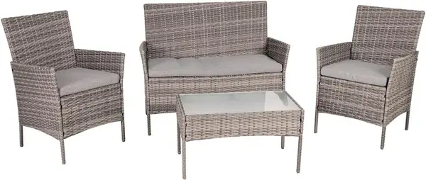 Greemotion Lounge-Set Morelia, 4-TLG. Polyrattan