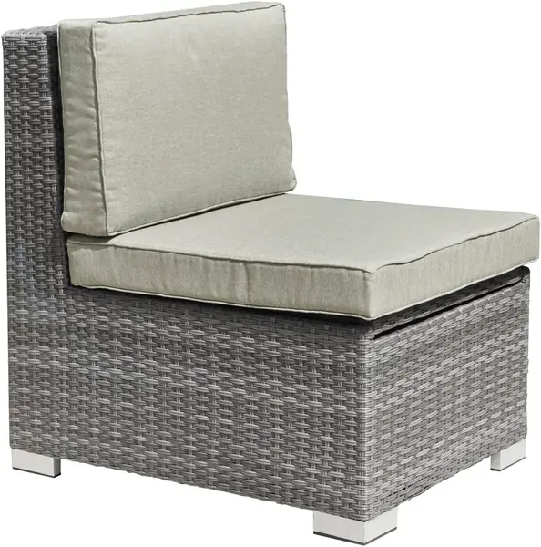 Loungesessel Malibu grau bicolor, Sessel aus…