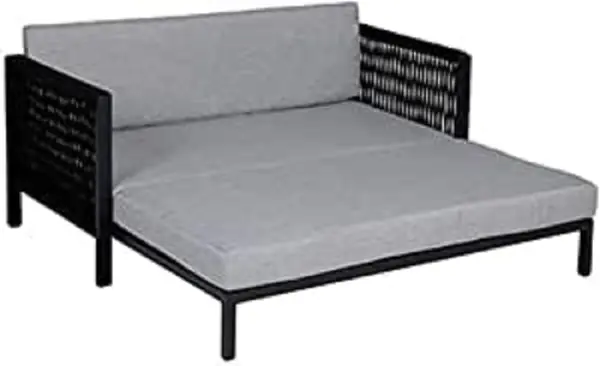 PET Hundesofa aus Aluminium mit Ropes, ca. 100 x 40 x 117…