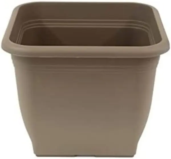 Pflanzkübel Pia Taupe - Blumentopf 40x40cm - 25L…