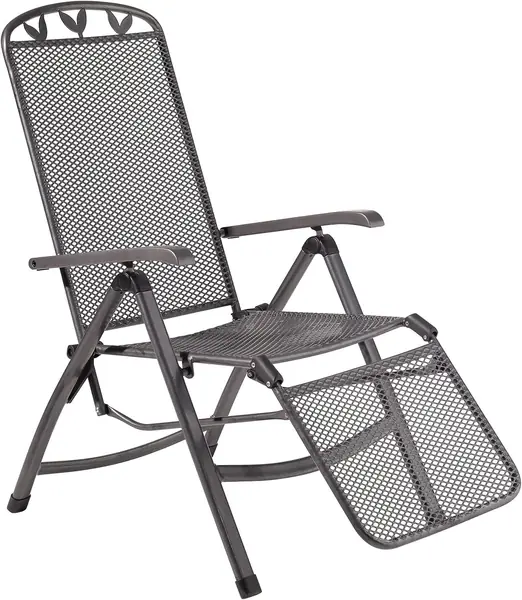 Relaxsessel Toulouse eisengrau, Stuhl mit 5-fach…