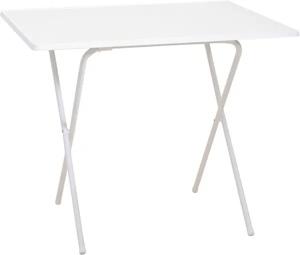 Scherentisch in weiß, ca. 60 x 63 x 82 cm, Balkontisch…