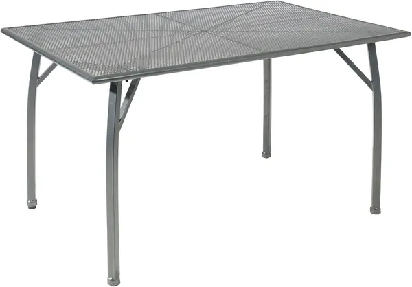 Tisch Toulouse eisengrau, 140 cm l x 90 cm b x 72 cm h